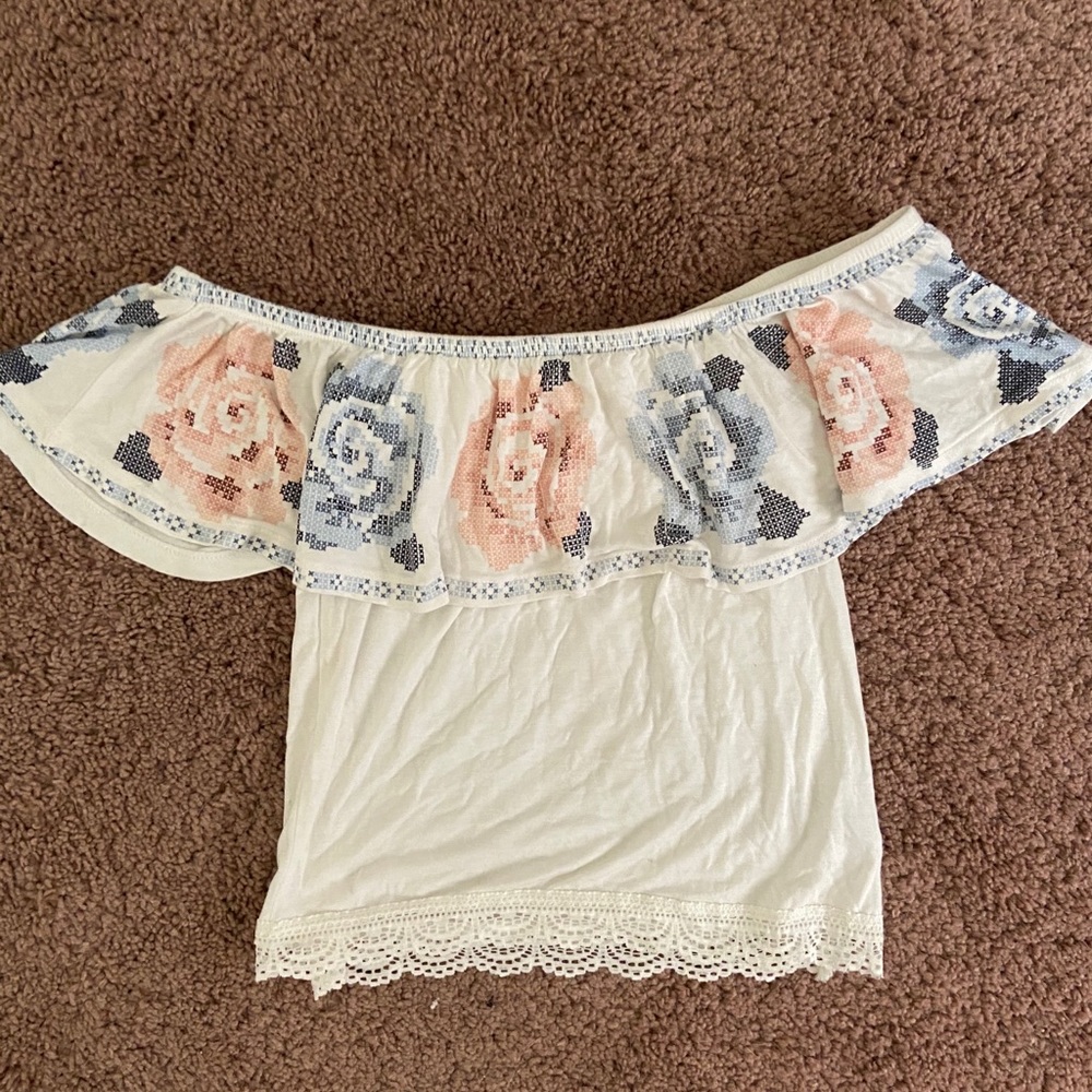 Off shoulder summer top